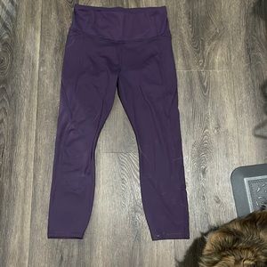 STILL AVAILABLE- Purple All In Motion Cropped Leggings
